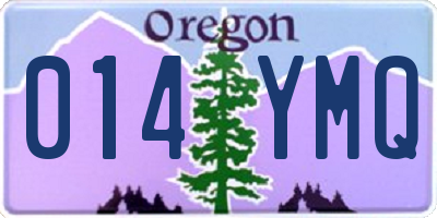 OR license plate 014YMQ