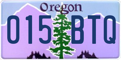 OR license plate 015BTQ
