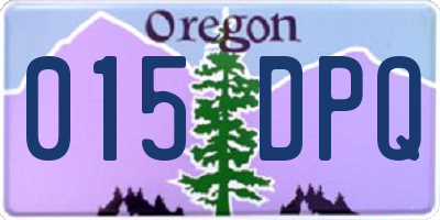 OR license plate 015DPQ