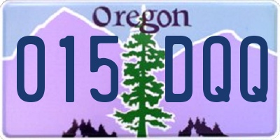 OR license plate 015DQQ