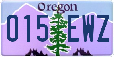 OR license plate 015EWZ
