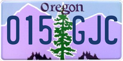OR license plate 015GJC