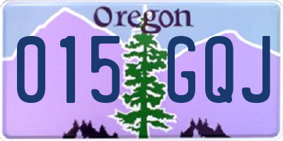 OR license plate 015GQJ