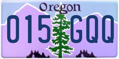 OR license plate 015GQQ