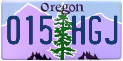 OR license plate 015HGJ