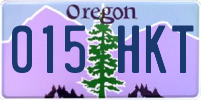 OR license plate 015HKT