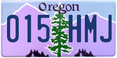 OR license plate 015HMJ