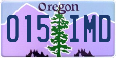OR license plate 015IMD