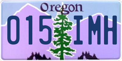 OR license plate 015IMH