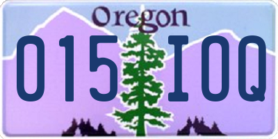OR license plate 015IOQ