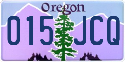 OR license plate 015JCQ