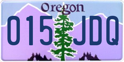 OR license plate 015JDQ