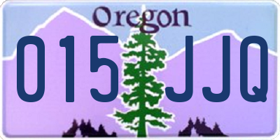 OR license plate 015JJQ