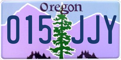 OR license plate 015JJY