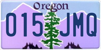 OR license plate 015JMQ