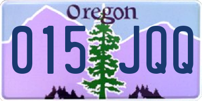 OR license plate 015JQQ