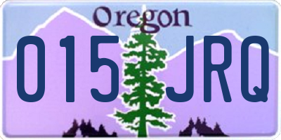 OR license plate 015JRQ