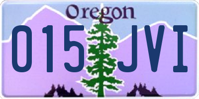OR license plate 015JVI