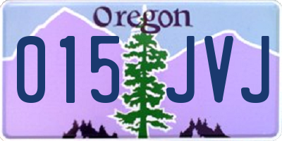 OR license plate 015JVJ