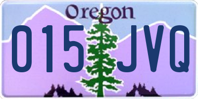 OR license plate 015JVQ