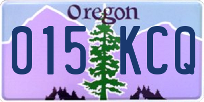 OR license plate 015KCQ