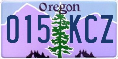 OR license plate 015KCZ