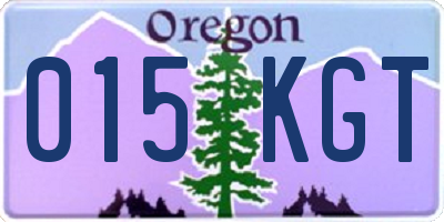 OR license plate 015KGT