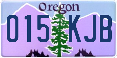 OR license plate 015KJB