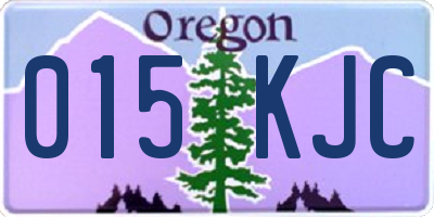 OR license plate 015KJC