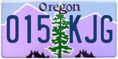 OR license plate 015KJG