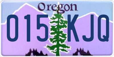 OR license plate 015KJQ