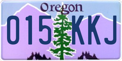 OR license plate 015KKJ