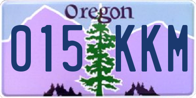 OR license plate 015KKM