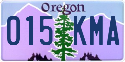 OR license plate 015KMA