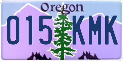 OR license plate 015KMK