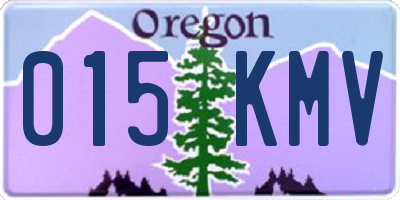 OR license plate 015KMV
