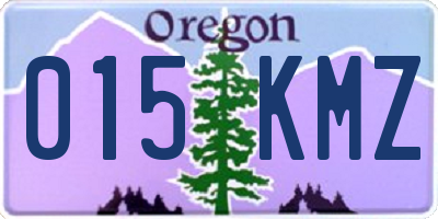 OR license plate 015KMZ