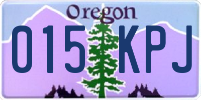 OR license plate 015KPJ