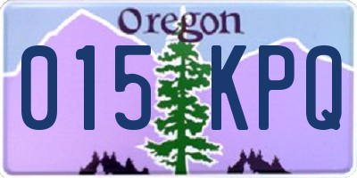 OR license plate 015KPQ