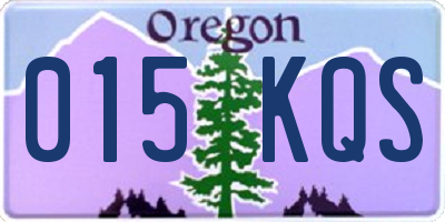 OR license plate 015KQS
