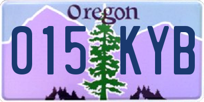 OR license plate 015KYB