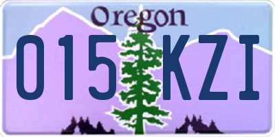 OR license plate 015KZI