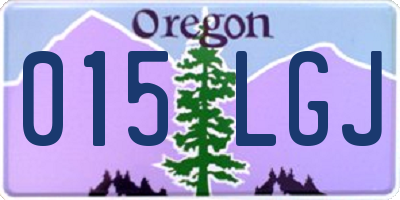 OR license plate 015LGJ