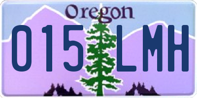 OR license plate 015LMH