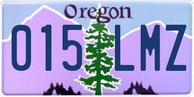 OR license plate 015LMZ