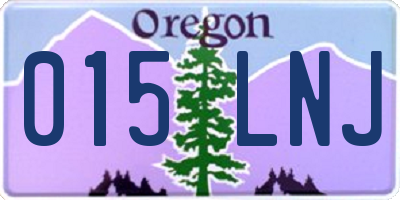 OR license plate 015LNJ