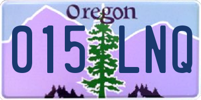 OR license plate 015LNQ