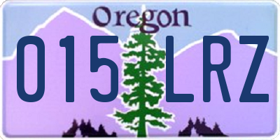 OR license plate 015LRZ
