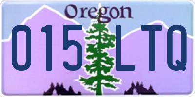 OR license plate 015LTQ