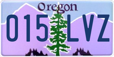 OR license plate 015LVZ